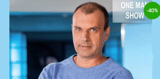 Lístek na ONE MAN SHOW Petra Rychlého