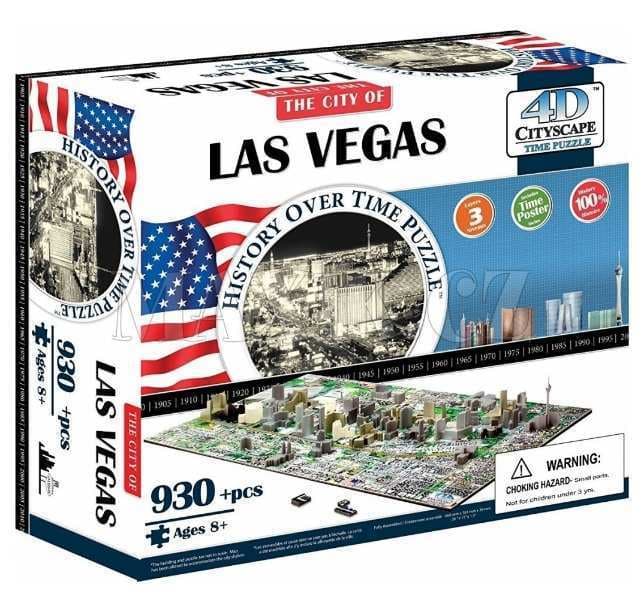 4D puzzle / stavebnice Las Vegas, 1202 dílů