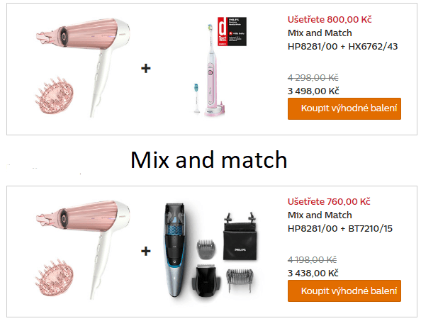 Philips.cz - výhodná balení produktů