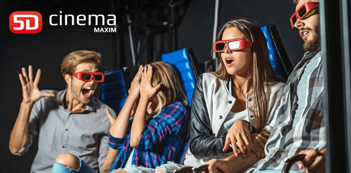 Lístek na libovolný film v 5D Cinema MAXIM