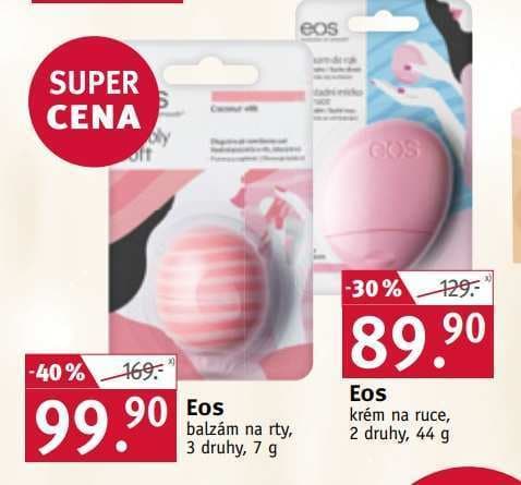 Balzám na rty a krém na ruce EOS