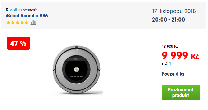 Robotický vysavač iRobot Roomba 886
