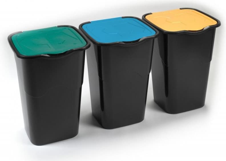 Sada odpadkových košů Heidrun 3x 50 l