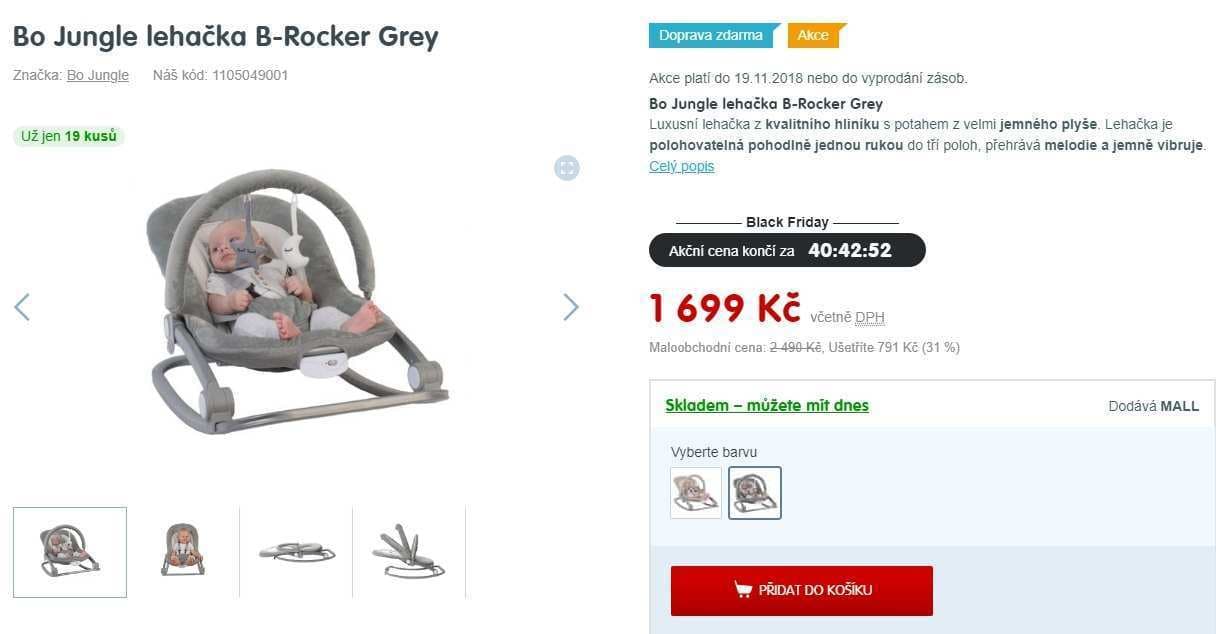 Houpátko / lehátko Bo Jungle B Rocker