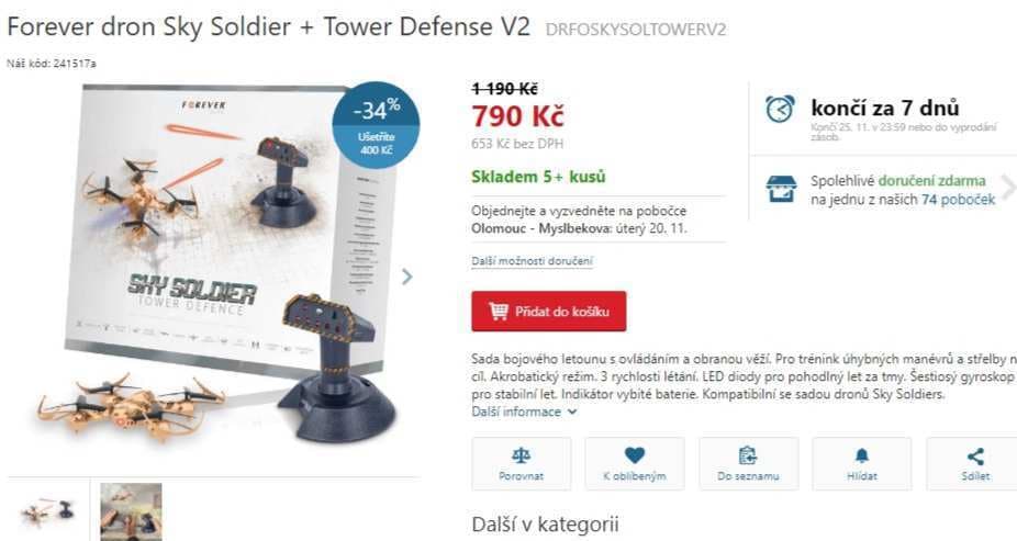 Sada dron + věž - Forever Sky Soldier