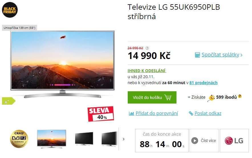 Ultra HD TV, HDR, Smart, 139 cm, LG