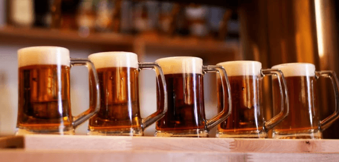 Košt 5 vybraných a pečlivě ošetřených piv po 0,2 l