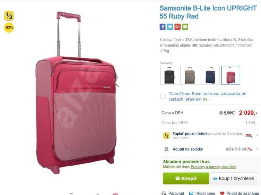 Samsonite B-Lite Icon, 40 litrů