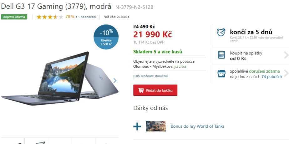 Dell, 4GHz, 8GB RAM, Nvidia 4GB, 17,3"