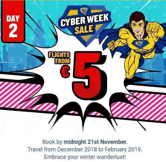 Ryanair Black Friday - letenky za 125 Kč