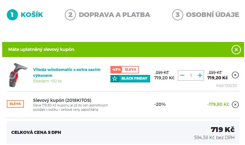 Vysavač na okna VILEDA Windomatic