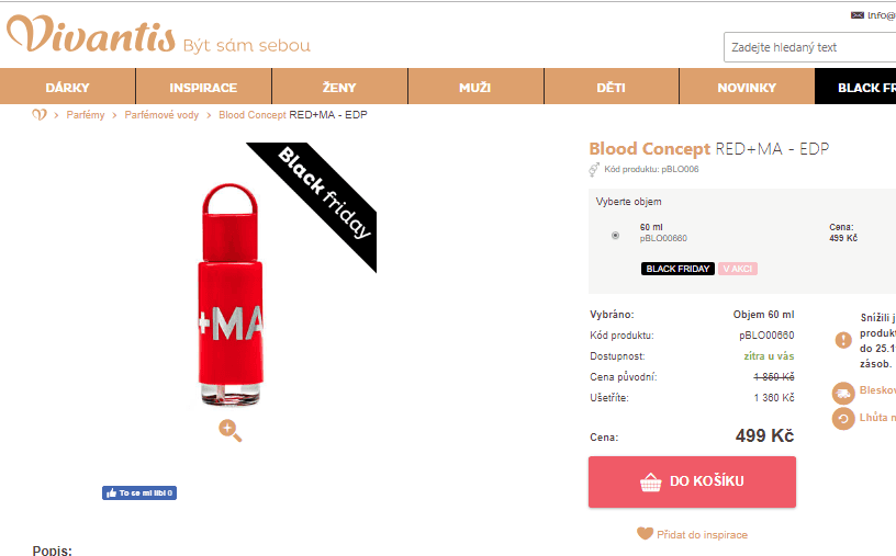 Blood Concept RED+MA EdP 60 ml