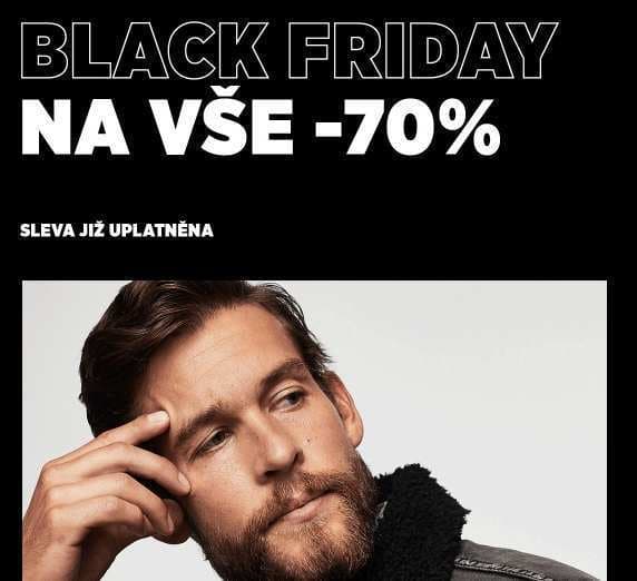 Black Friday Mango Outlet - na vše -70% 