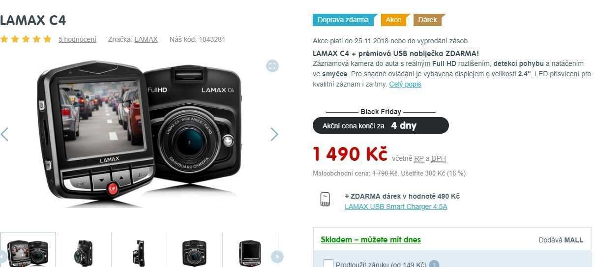 Autokamera Lamax C4