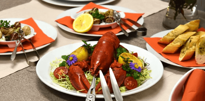 5chodové degustační menu pro 2 osoby
