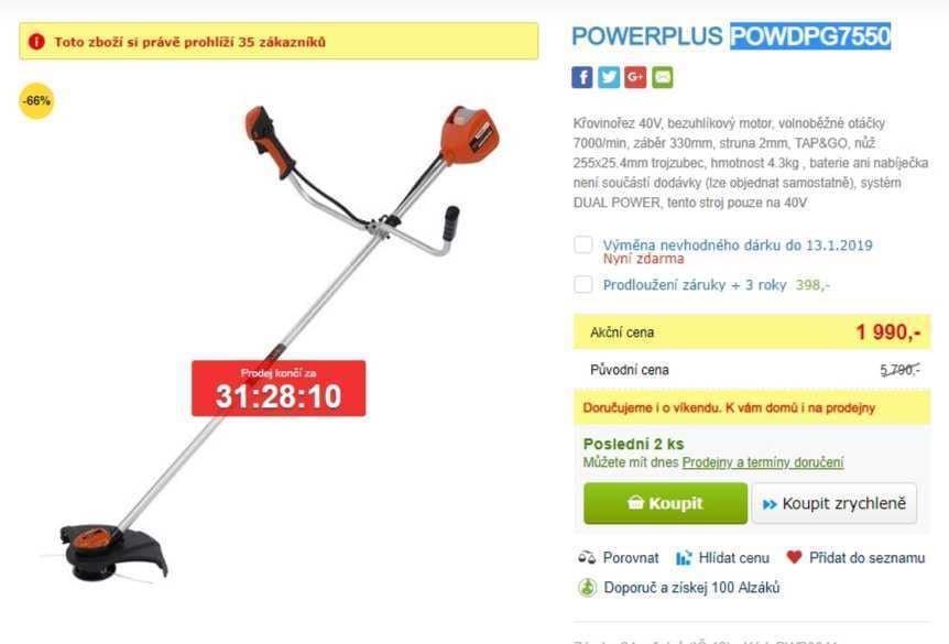 Křovinořez PowerPlus