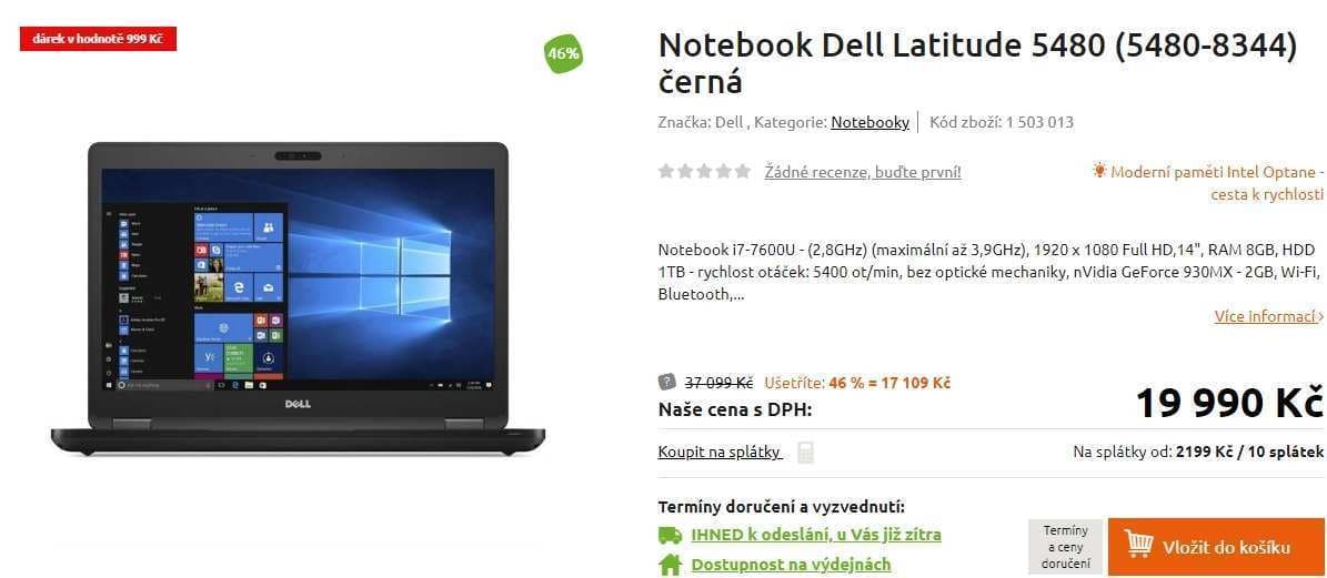 Dell, i7, 3,9GHz, 8GB RAM, Nvidia 2GB, 14"