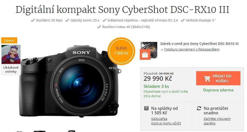 Sony Cyber-Shot DSC-RX10 III 