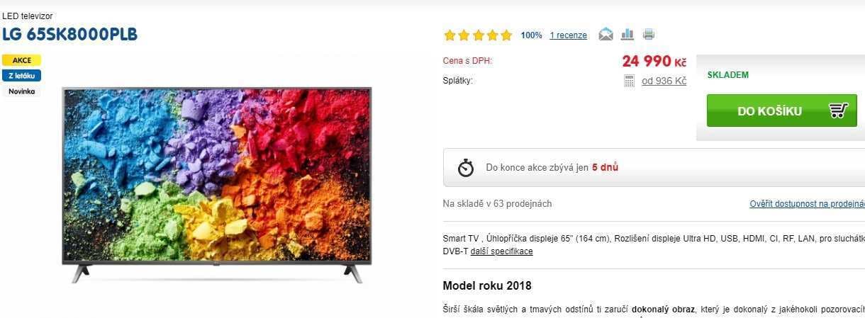 Super Ultra HD, HDR, Smart, 164cm, LG
