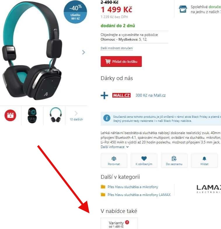 Bezdrátová sluchátka LAMAX Elite E-1