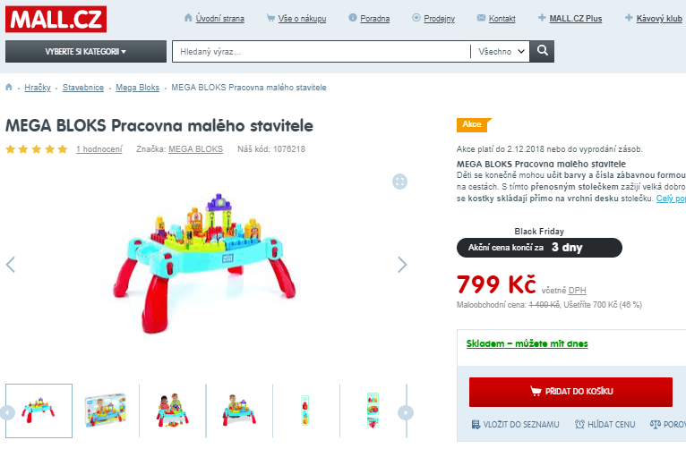 Pracovna malého stavitele MEGA BLOKS