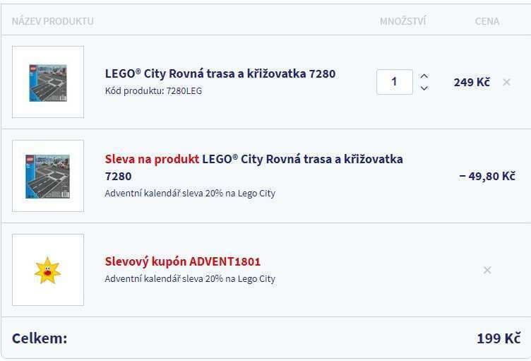 Sleva 20% na všechny stavebnice LEGO CITY