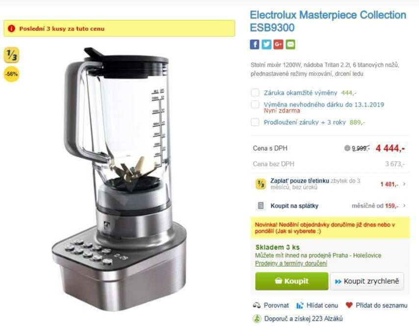 Mixér Electrolux ESB 9300