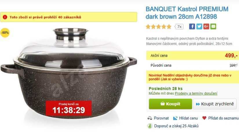 Hrnec s poklicí Banquet, 6,7 l., 28cm