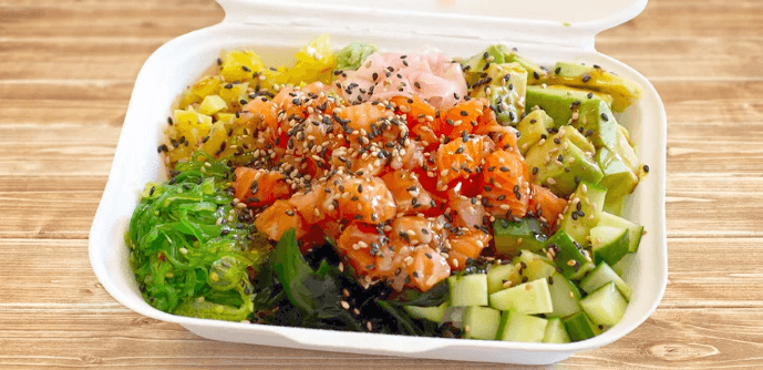 Poke bowl vegetarián, 250 g