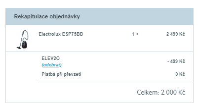 Sáčkový vysavač Electrolux ESP75BD