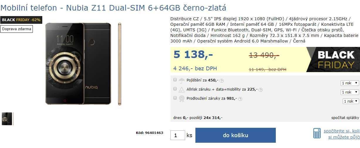Nubia, 8x 2,5GHz, 6GB RAM, 5,5", NFC