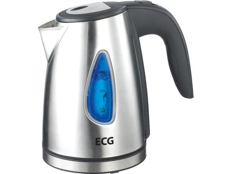 Rychlovarná konvice nerez ECG, 1 litr