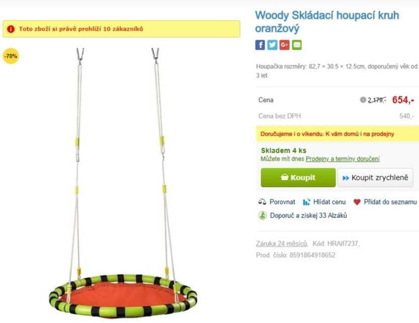 Houpačka Woody