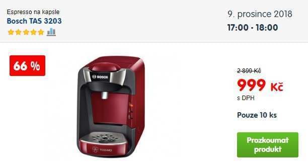 Kapslový kávovar Tassimo Bosch 3203