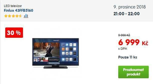 Full HD TV, Smart, 109cm, Finlux