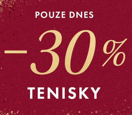 Sleva 30% na všechny tenisky