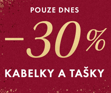 Sleva 30% na kabelky a tašky