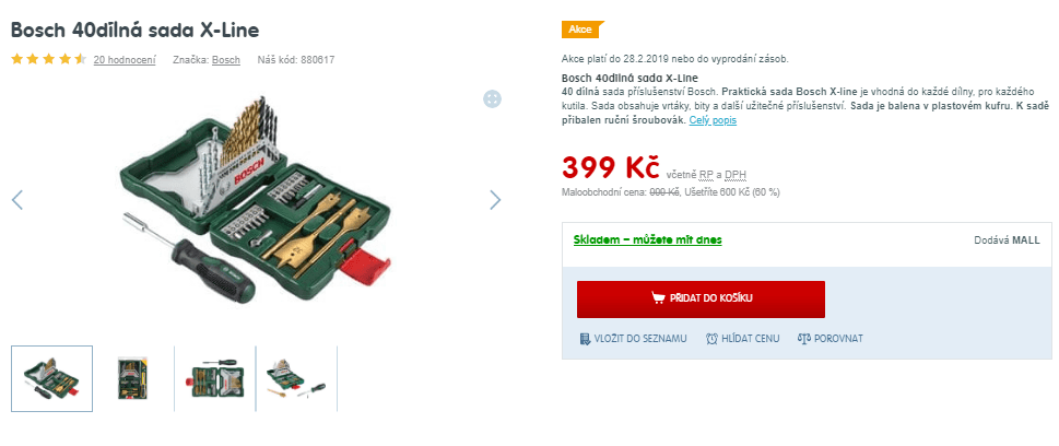 40dílná sada příslušenství Bosch X-Line