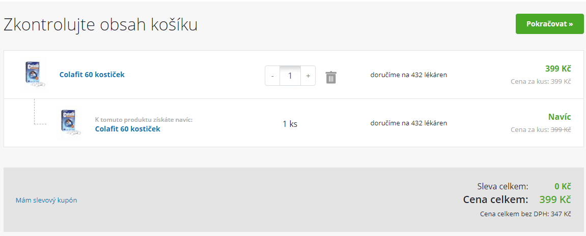 COLAFIT 60 + 60 kostiček