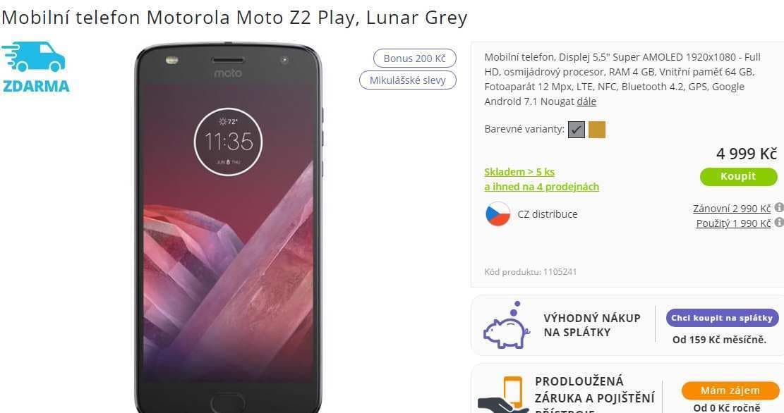 Motorola, 8x 2,2GHz, 4GB RAM, 5,5"