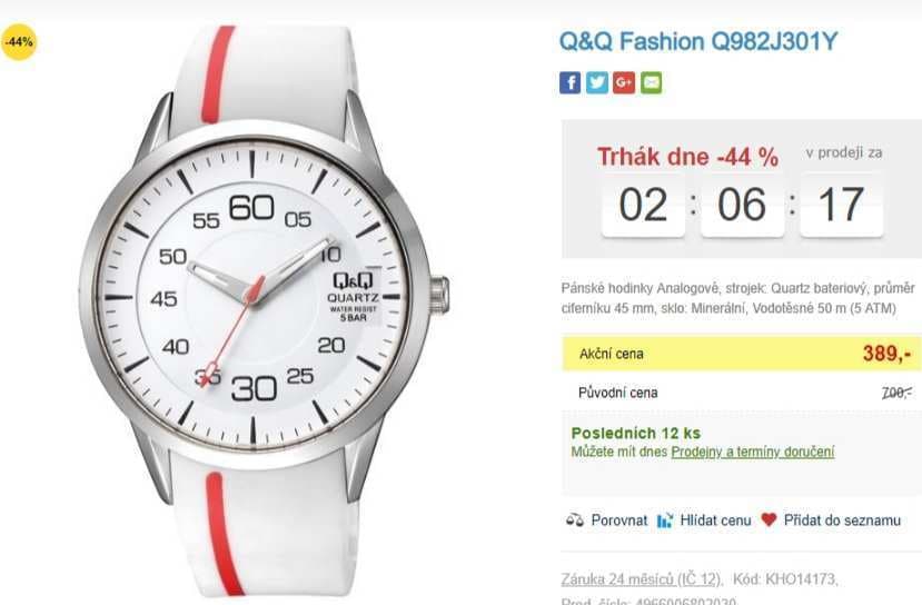 Pánské hodinky Q&Q Fashion 