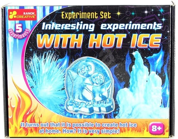 Experimentální sada s horkým ledem
