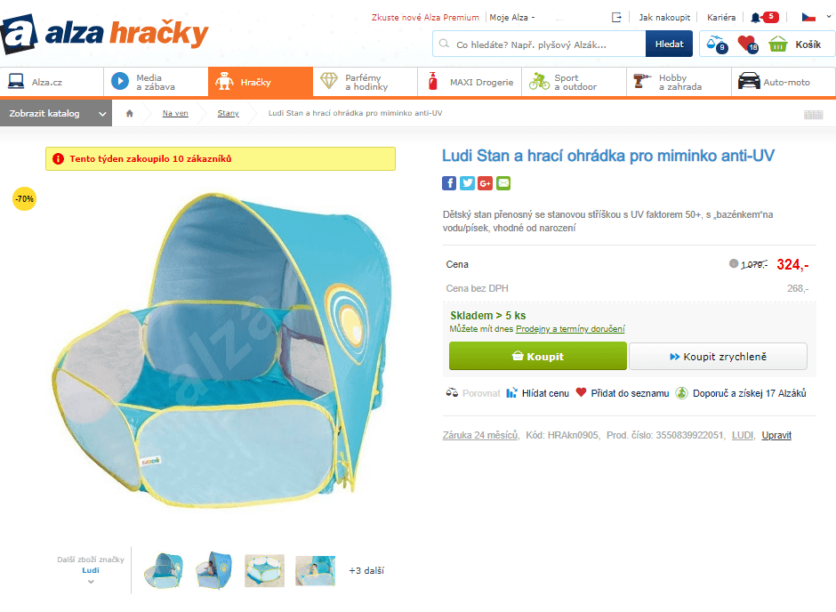 Stan a hrací ohrádka pro miminko Ludi