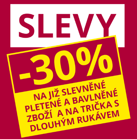 Takko - extra sleva 30% na vybraný sortiment