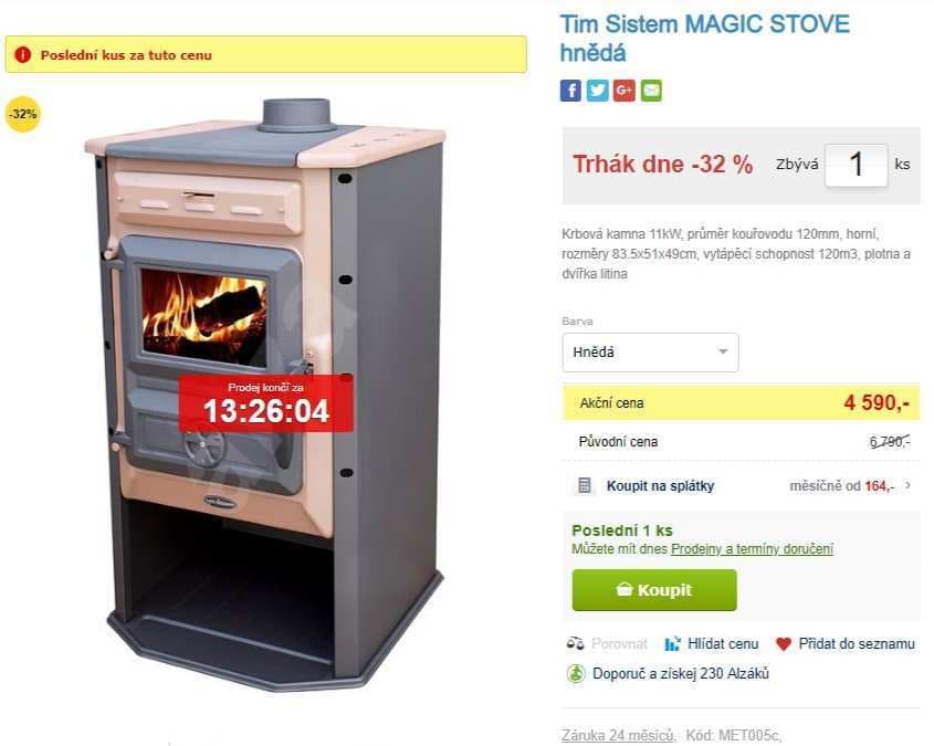 Krb Tim Sistem Magic Stove, 10 kW