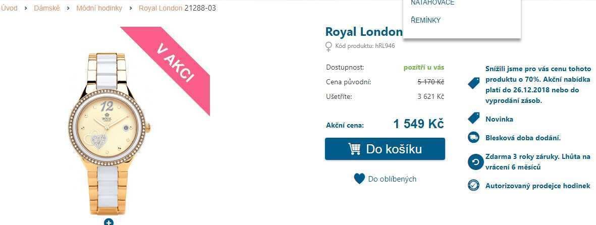 Dámské hodinky Royal London