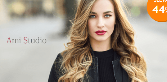 Kadeřnický balíček včetně balayage barvení vlasů