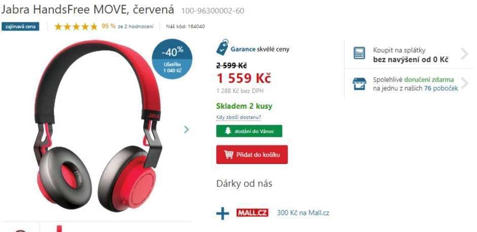 BT sluchátka Jabra Move