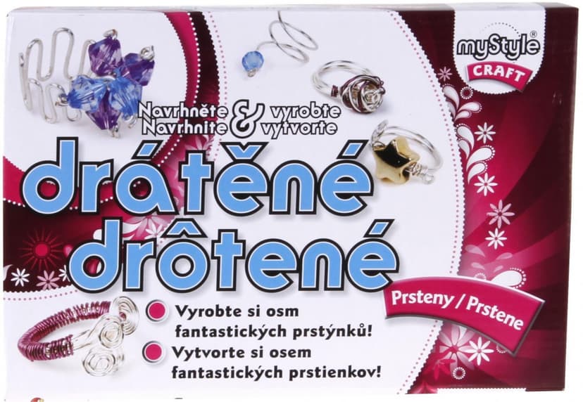 Kreativní sada MyStyle Drátěné prstýnky
