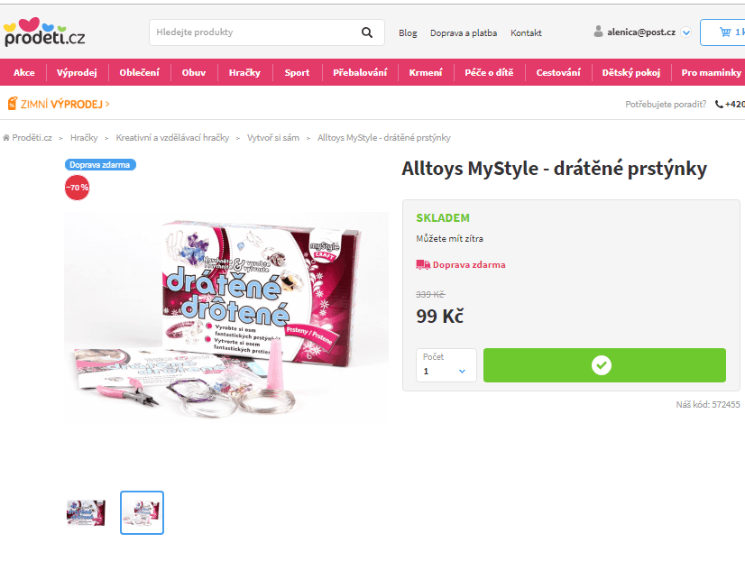 Kreativní sada MyStyle Drátěné prstýnky